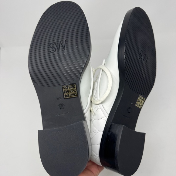 Stuart Weitzman White Quilted Lace Up Bootie - Picture 10 of 13